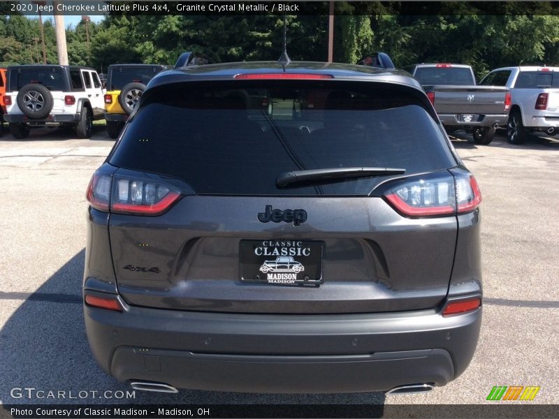 Granite Crystal Metallic / Black 2020 Jeep Cherokee Latitude Plus 4x4