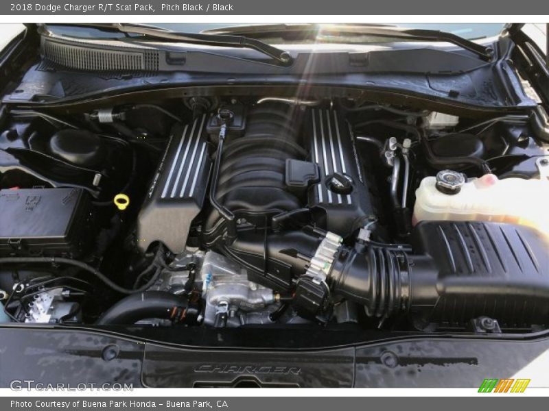 Pitch Black / Black 2018 Dodge Charger R/T Scat Pack