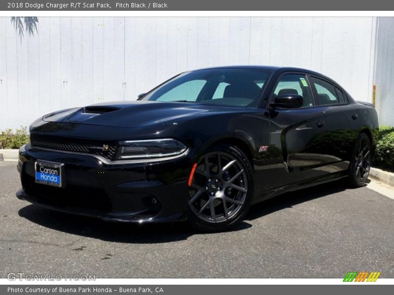 Pitch Black / Black 2018 Dodge Charger R/T Scat Pack