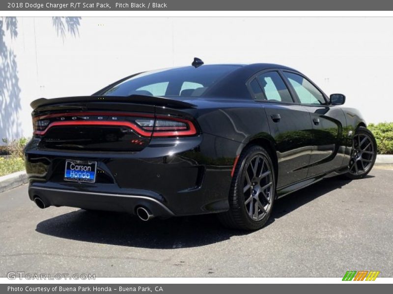 Pitch Black / Black 2018 Dodge Charger R/T Scat Pack