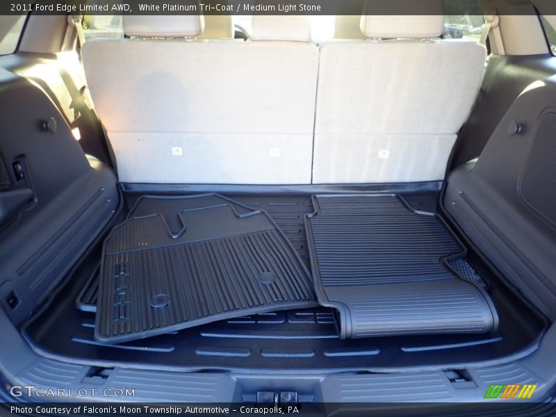 White Platinum Tri-Coat / Medium Light Stone 2011 Ford Edge Limited AWD