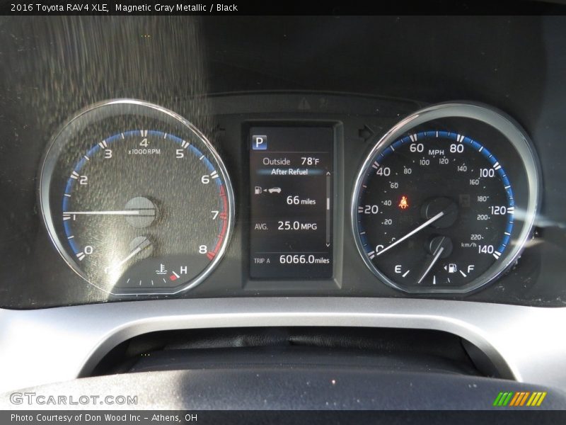 Magnetic Gray Metallic / Black 2016 Toyota RAV4 XLE