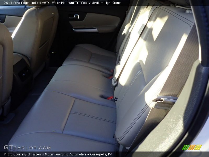White Platinum Tri-Coat / Medium Light Stone 2011 Ford Edge Limited AWD