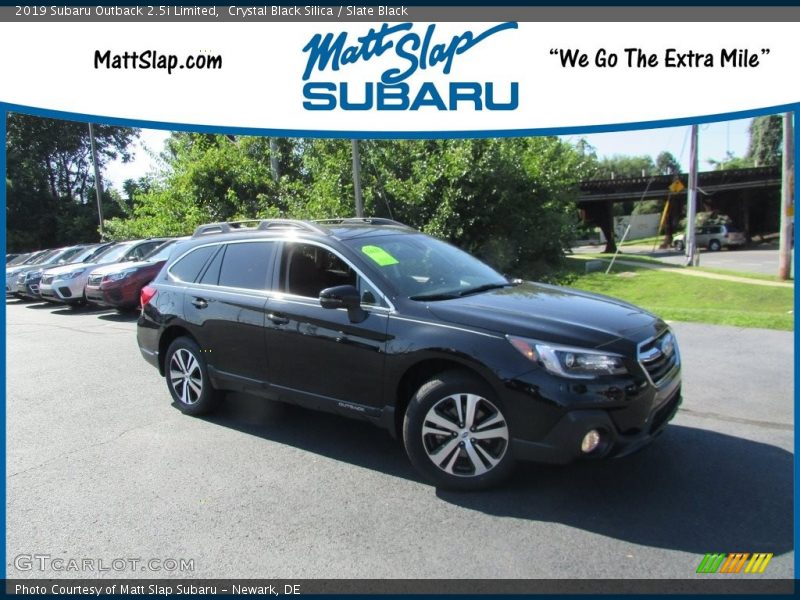 Crystal Black Silica / Slate Black 2019 Subaru Outback 2.5i Limited