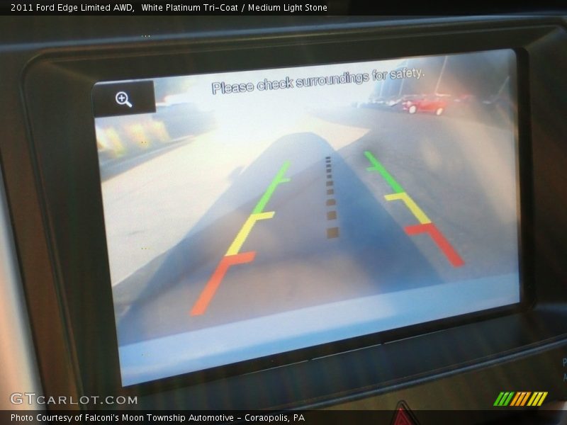 White Platinum Tri-Coat / Medium Light Stone 2011 Ford Edge Limited AWD