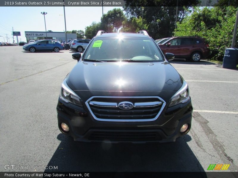 Crystal Black Silica / Slate Black 2019 Subaru Outback 2.5i Limited