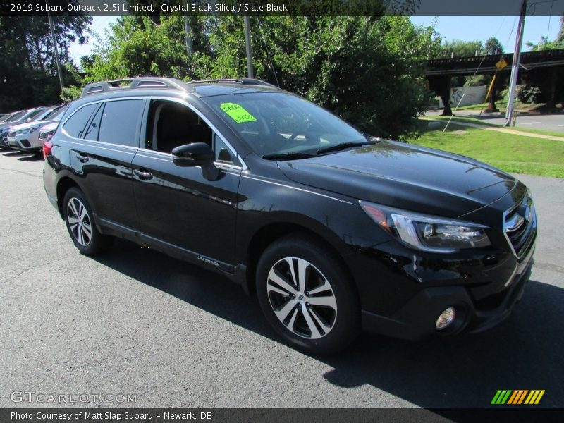 Crystal Black Silica / Slate Black 2019 Subaru Outback 2.5i Limited