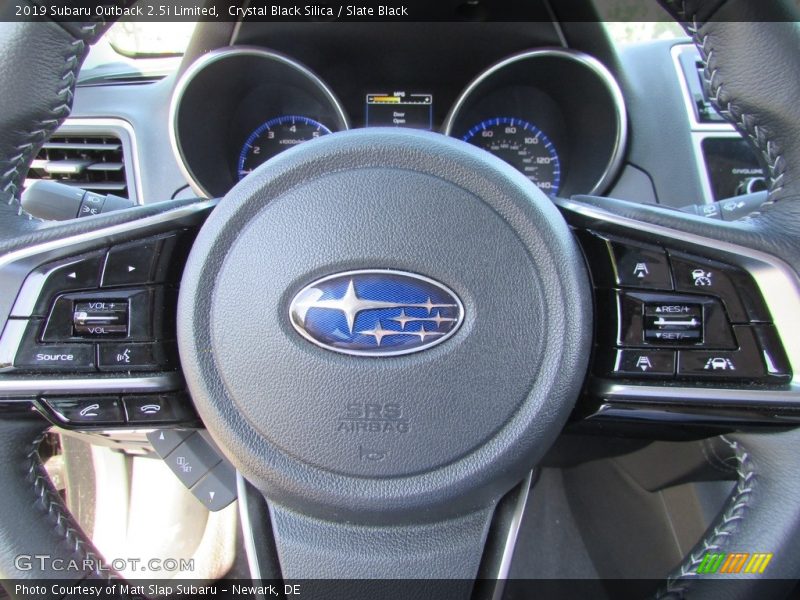 Crystal Black Silica / Slate Black 2019 Subaru Outback 2.5i Limited
