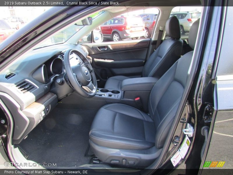 Crystal Black Silica / Slate Black 2019 Subaru Outback 2.5i Limited