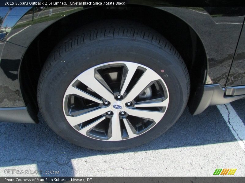 Crystal Black Silica / Slate Black 2019 Subaru Outback 2.5i Limited