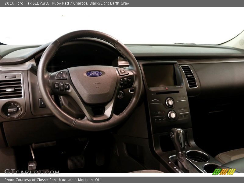 Ruby Red / Charcoal Black/Light Earth Gray 2016 Ford Flex SEL AWD