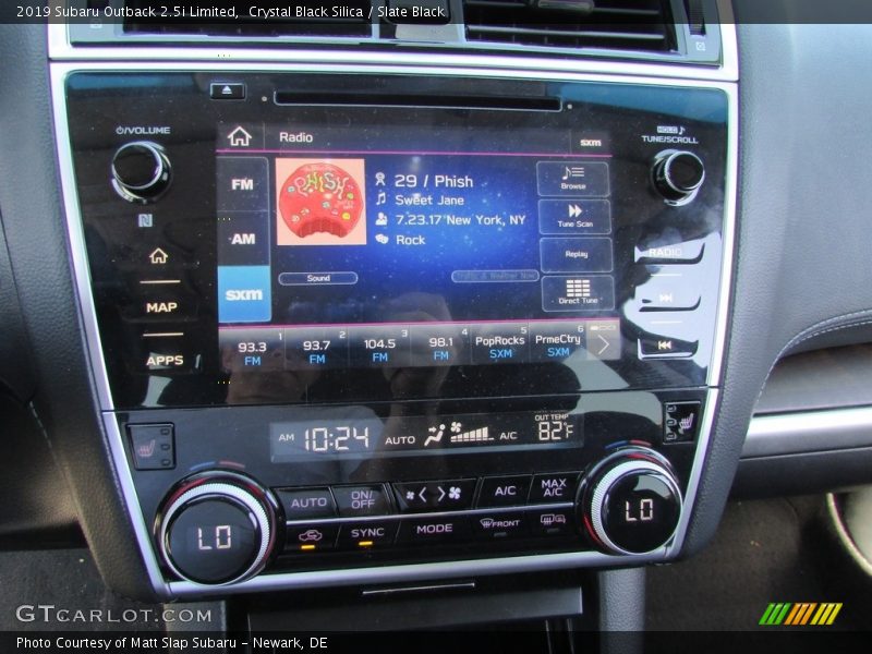 Crystal Black Silica / Slate Black 2019 Subaru Outback 2.5i Limited