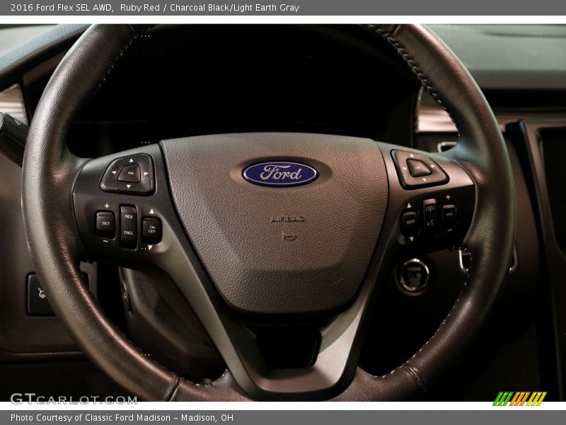 Ruby Red / Charcoal Black/Light Earth Gray 2016 Ford Flex SEL AWD