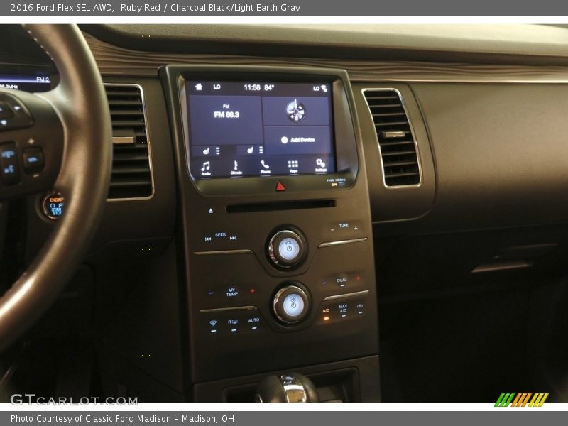 Ruby Red / Charcoal Black/Light Earth Gray 2016 Ford Flex SEL AWD