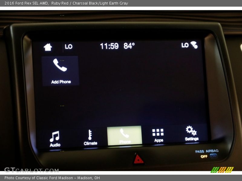 Ruby Red / Charcoal Black/Light Earth Gray 2016 Ford Flex SEL AWD