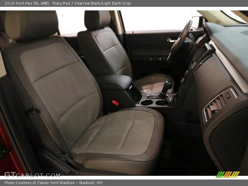 Ruby Red / Charcoal Black/Light Earth Gray 2016 Ford Flex SEL AWD