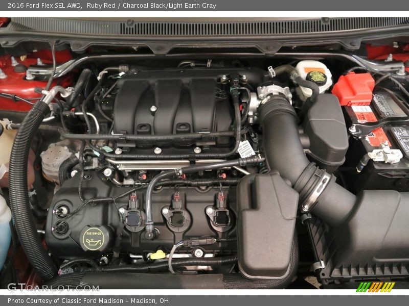 Ruby Red / Charcoal Black/Light Earth Gray 2016 Ford Flex SEL AWD