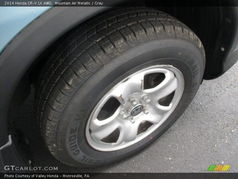 Mountain Air Metallic / Gray 2014 Honda CR-V LX AWD