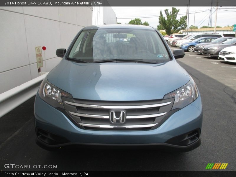 Mountain Air Metallic / Gray 2014 Honda CR-V LX AWD