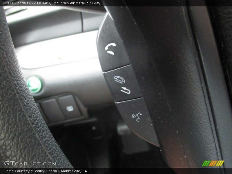 Mountain Air Metallic / Gray 2014 Honda CR-V LX AWD