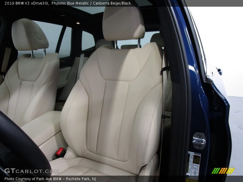 Phytonic Blue Metallic / Canberra Beige/Black 2019 BMW X3 xDrive30i