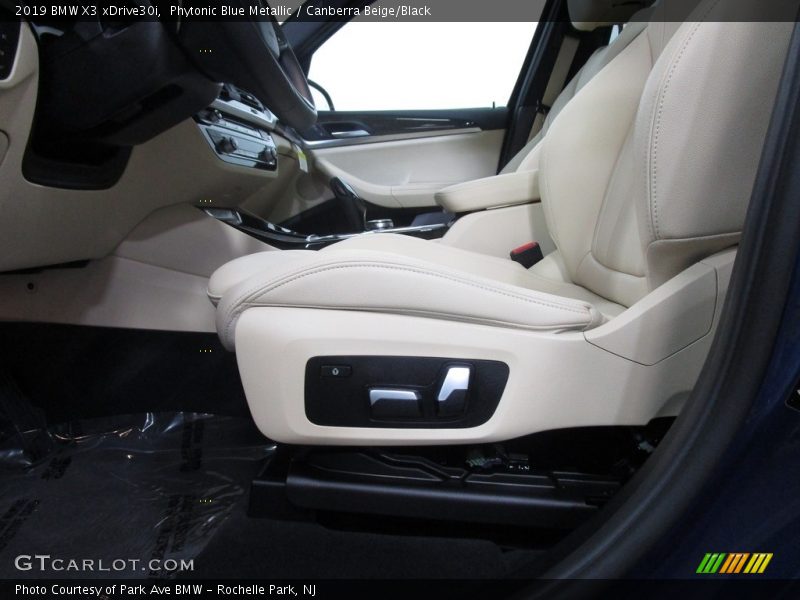 Phytonic Blue Metallic / Canberra Beige/Black 2019 BMW X3 xDrive30i