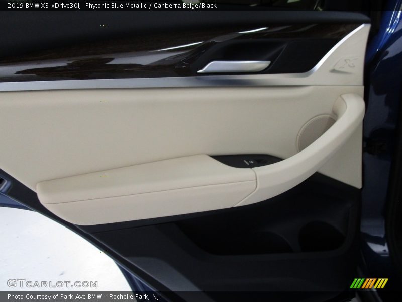 Phytonic Blue Metallic / Canberra Beige/Black 2019 BMW X3 xDrive30i