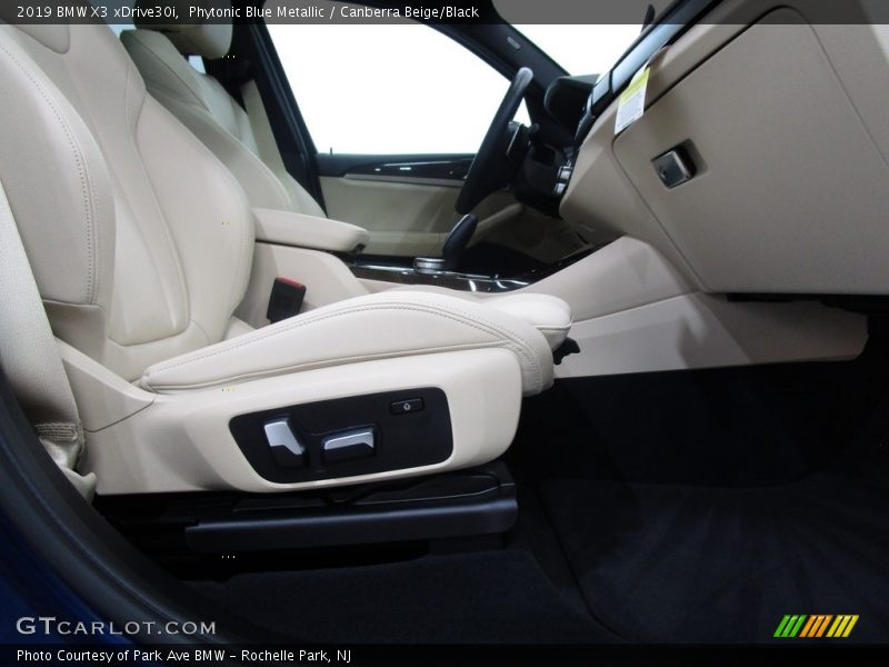 Phytonic Blue Metallic / Canberra Beige/Black 2019 BMW X3 xDrive30i