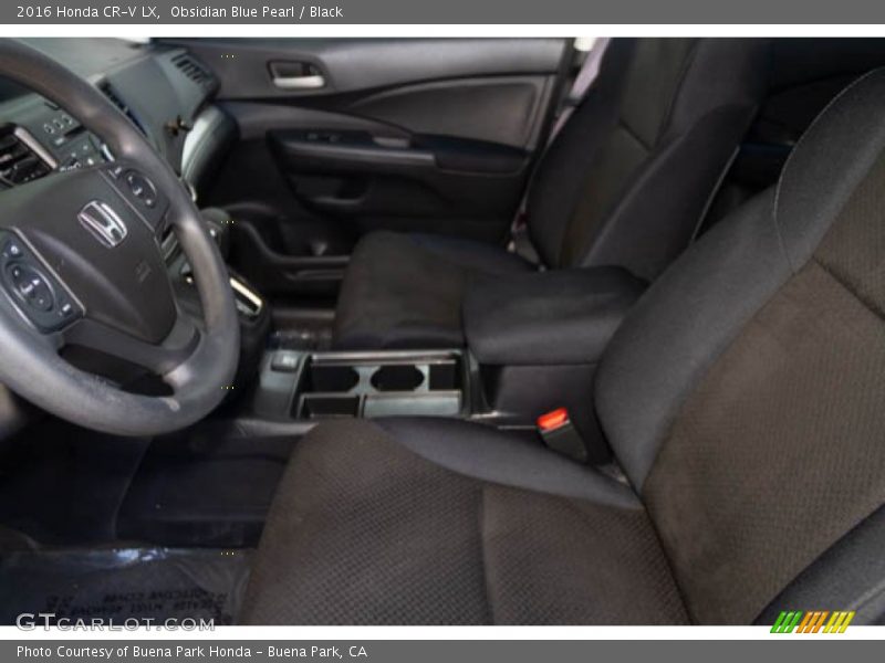 Obsidian Blue Pearl / Black 2016 Honda CR-V LX