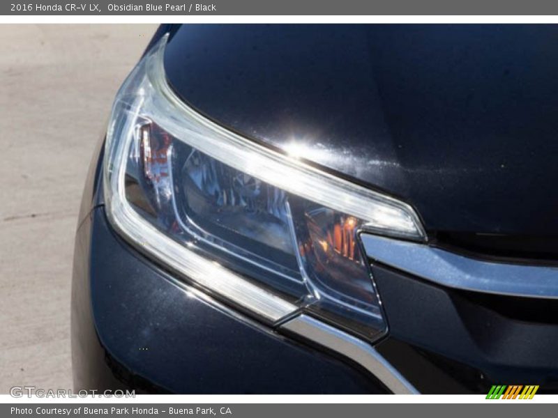 Obsidian Blue Pearl / Black 2016 Honda CR-V LX