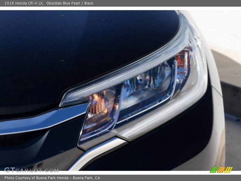 Obsidian Blue Pearl / Black 2016 Honda CR-V LX