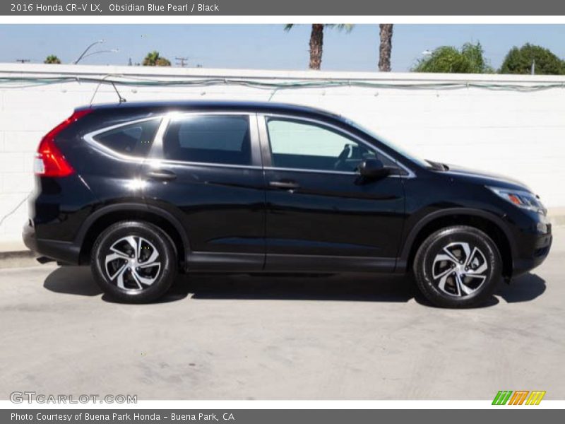 Obsidian Blue Pearl / Black 2016 Honda CR-V LX