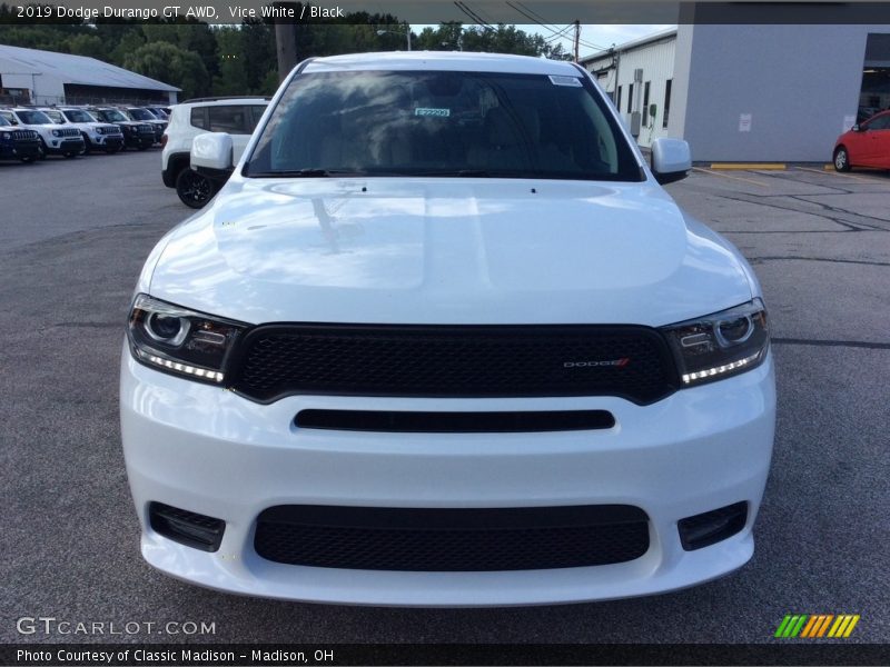 Vice White / Black 2019 Dodge Durango GT AWD