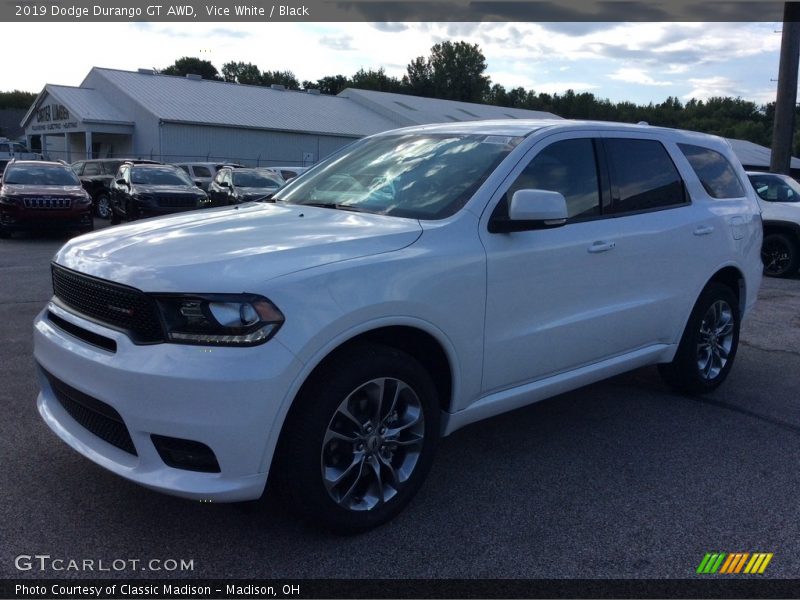 Vice White / Black 2019 Dodge Durango GT AWD