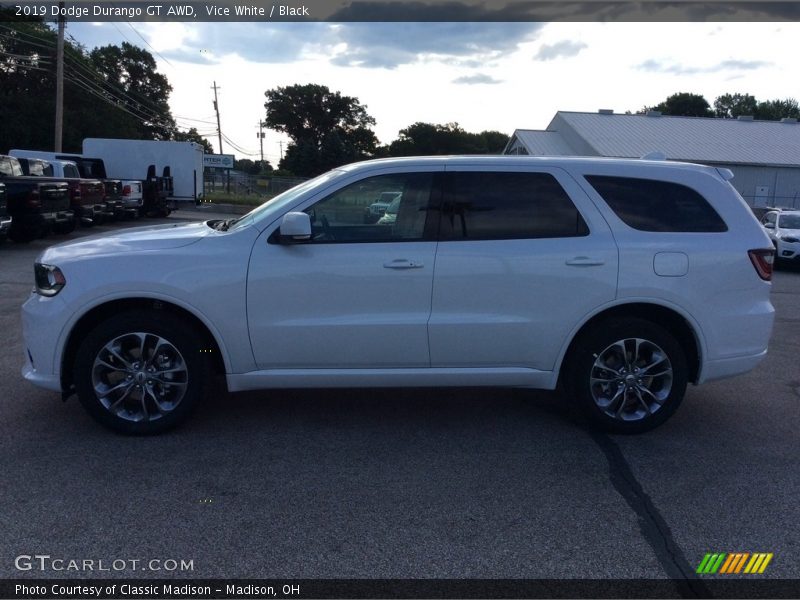 Vice White / Black 2019 Dodge Durango GT AWD