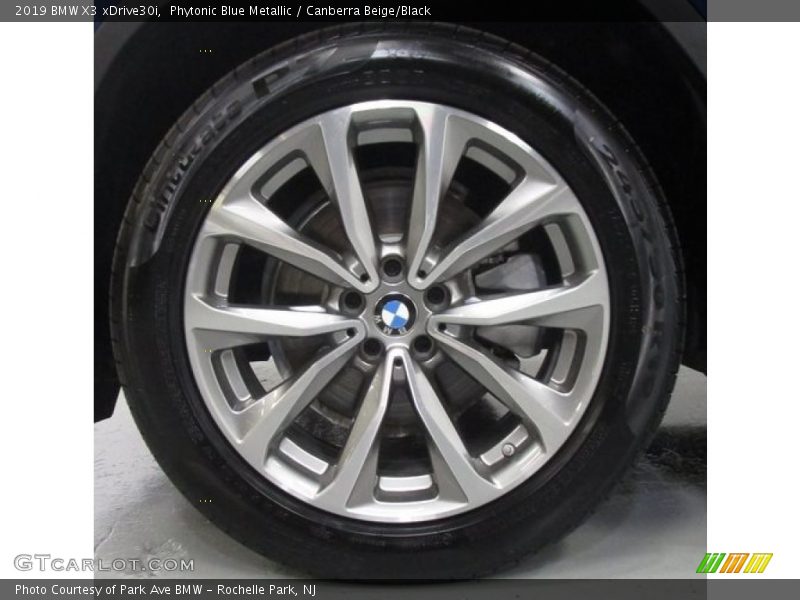 Phytonic Blue Metallic / Canberra Beige/Black 2019 BMW X3 xDrive30i