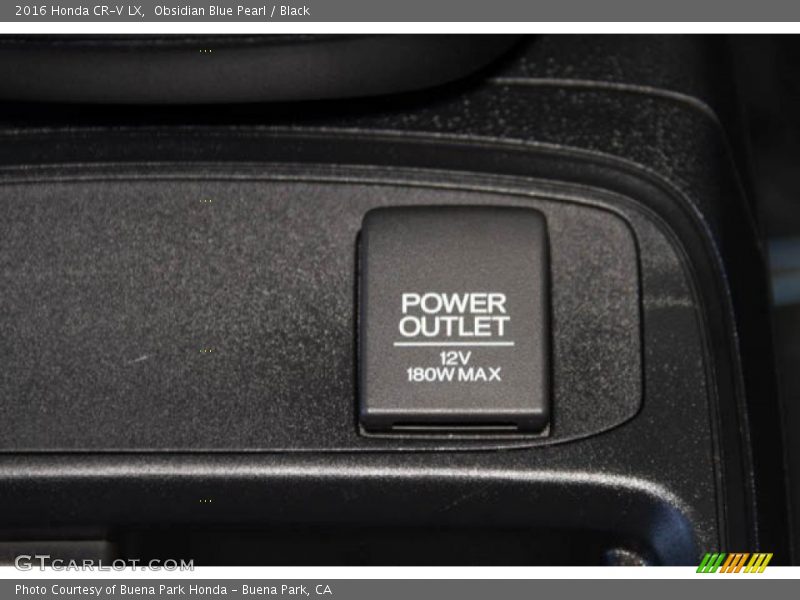 Obsidian Blue Pearl / Black 2016 Honda CR-V LX