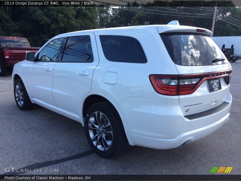 Vice White / Black 2019 Dodge Durango GT AWD
