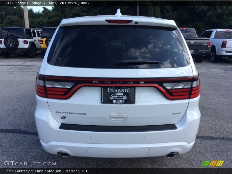 Vice White / Black 2019 Dodge Durango GT AWD
