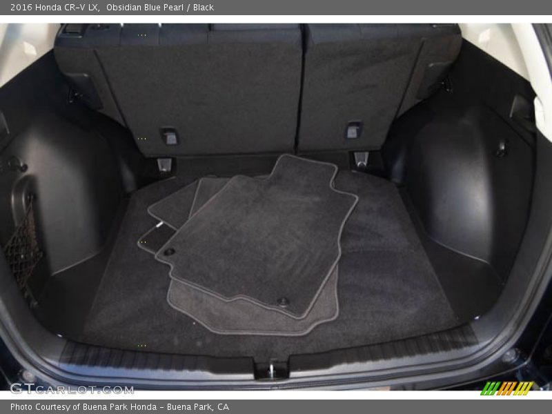 Obsidian Blue Pearl / Black 2016 Honda CR-V LX