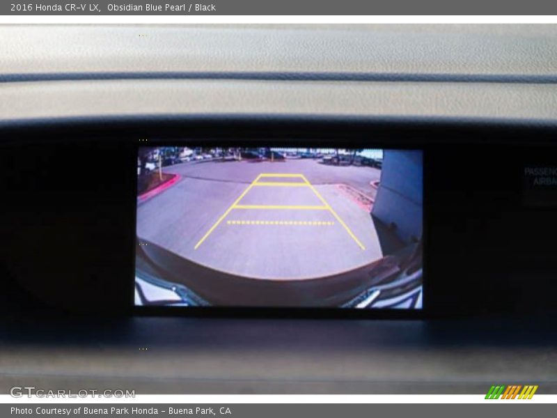 Obsidian Blue Pearl / Black 2016 Honda CR-V LX