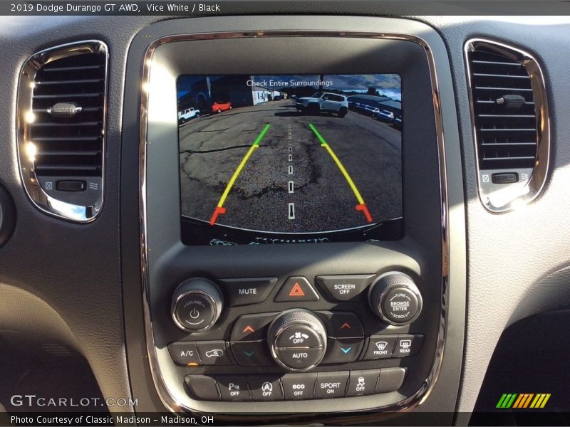 Vice White / Black 2019 Dodge Durango GT AWD