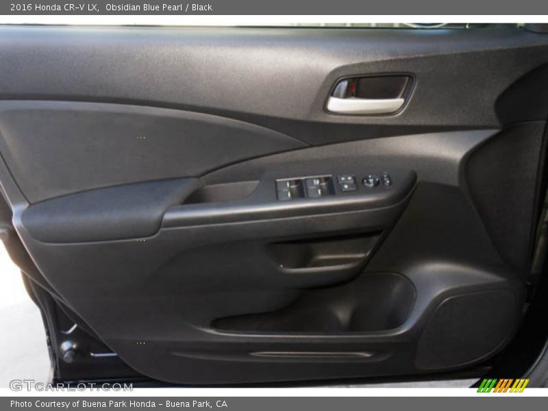 Obsidian Blue Pearl / Black 2016 Honda CR-V LX