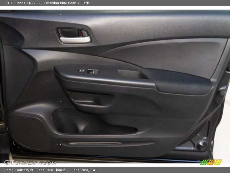 Obsidian Blue Pearl / Black 2016 Honda CR-V LX