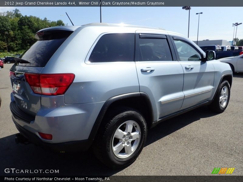 Winter Chill / Dark Graystone/Medium Graystone 2012 Jeep Grand Cherokee Laredo 4x4