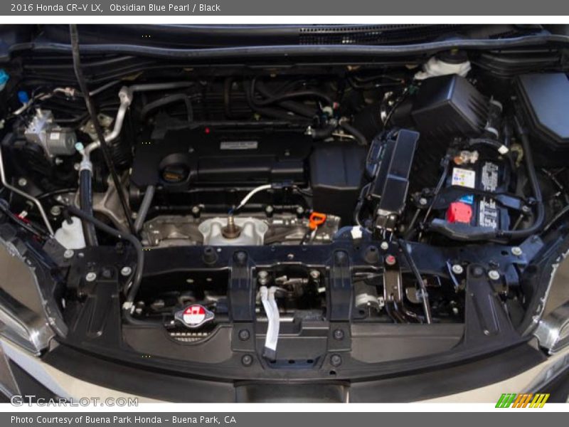 Obsidian Blue Pearl / Black 2016 Honda CR-V LX