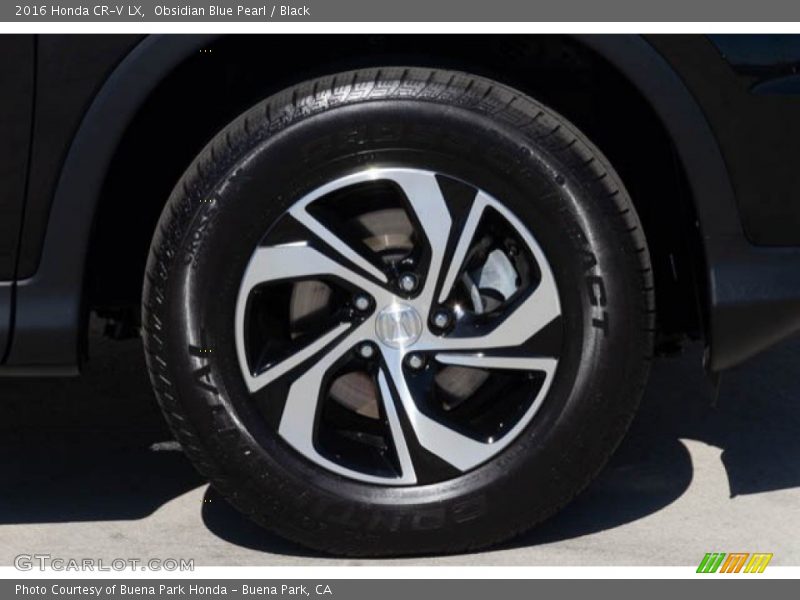 Obsidian Blue Pearl / Black 2016 Honda CR-V LX