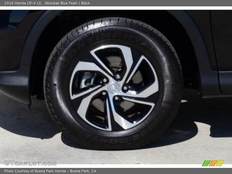Obsidian Blue Pearl / Black 2016 Honda CR-V LX