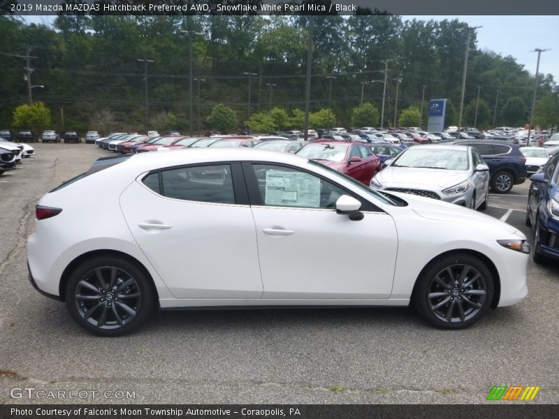  2019 MAZDA3 Hatchback Preferred AWD Snowflake White Pearl Mica