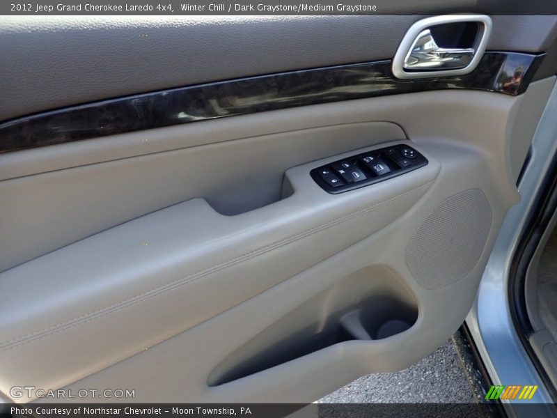 Winter Chill / Dark Graystone/Medium Graystone 2012 Jeep Grand Cherokee Laredo 4x4